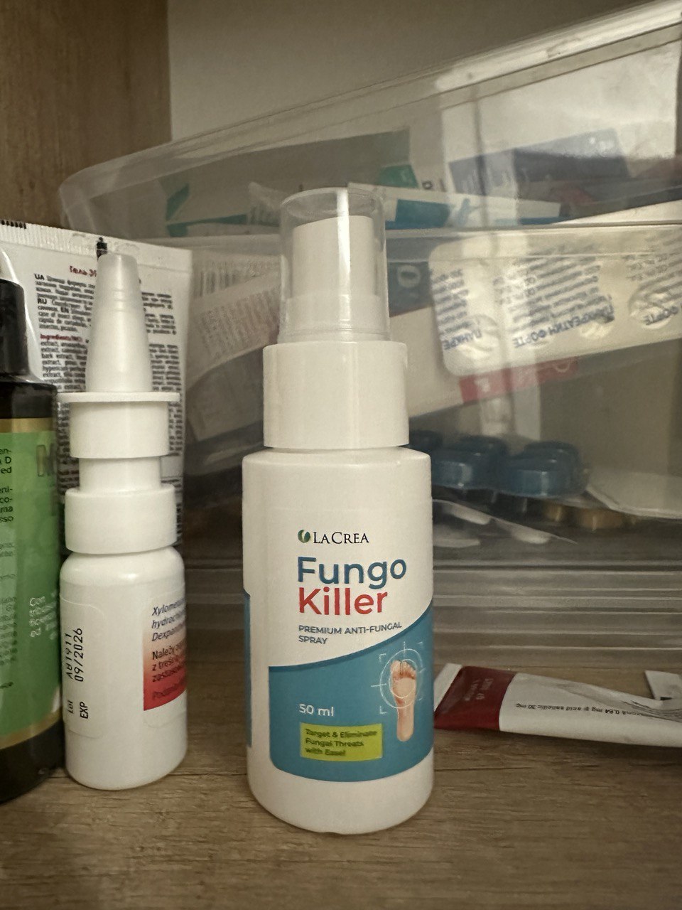 FungoFresh lábápoló spray használata a fürdőszobában
